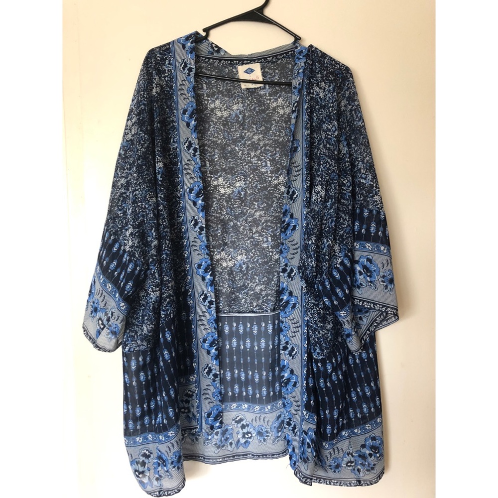 Floral Print Kimono